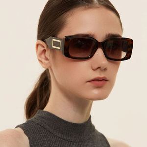 Vente chaude 2021, lunettes de soleil rétro à la mode, logo personnalisé, lunettes de soleil carrées de petite taille pour femmes et hommes, UV400 - Product Image 3