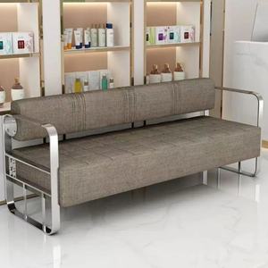 Sillas de Espera de Diseño Moderno, Estilo Simple, Tela Suave, Muebles Modernos de Acero Inoxidable, Muebles para el Hogar, Sofá para Sala de Estar - Product Image 5