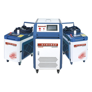 Machine de soudage laser intégrée, équipement de soudage de tuyaux métalliques en acier inoxydable 2000W, machine de soudage laser à fibre mobile - Product Image 1