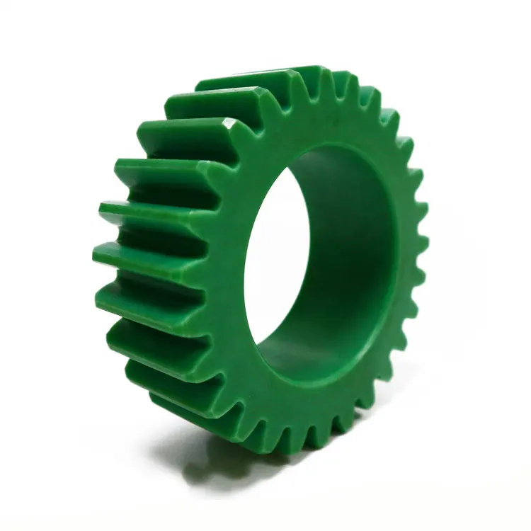 Customized large diameter 100mm 5mm standard size nylon spur plastic gear