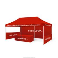 Nouveau produit : Tente pliante escamotable pour gazebo 3x6m, personnalisable avec logo imprimé, pour extérieur, disponible en 3x3, 3x4.5, 10x10