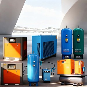 เครื่องอัดอากาศแบบสกรู CLYDOR 7.5KW 10HP 8 บาร์ 380V แบบติดตั้งถาวรสำหรับอุตสาหกรรม - Product Image 2