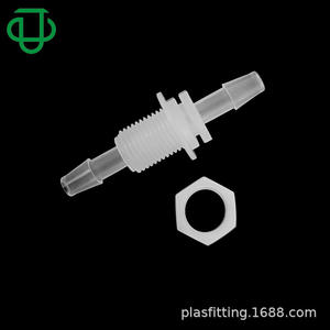 Connecteur de tuyau à embout droit bidirectionnel à filetage externe 7/16-24UNS en plastique PP de haute qualité, accessoire pour plaque traversante - Product Image 3