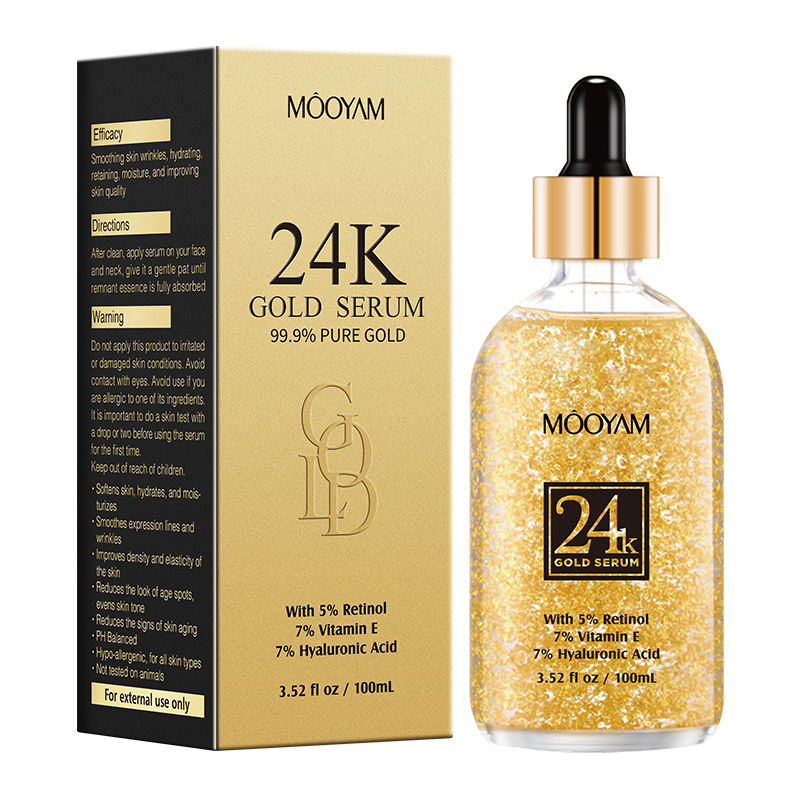 Skin Care Hyaluronic Acid 24K Gold Serum