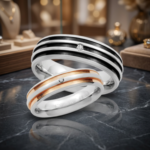 316L Stainless Steel High Quality Romantic <b>Silver</b> Zircon Eternity Band Brand <b>Ring</b> Third Party Certified Custom Logo - Product Image 3