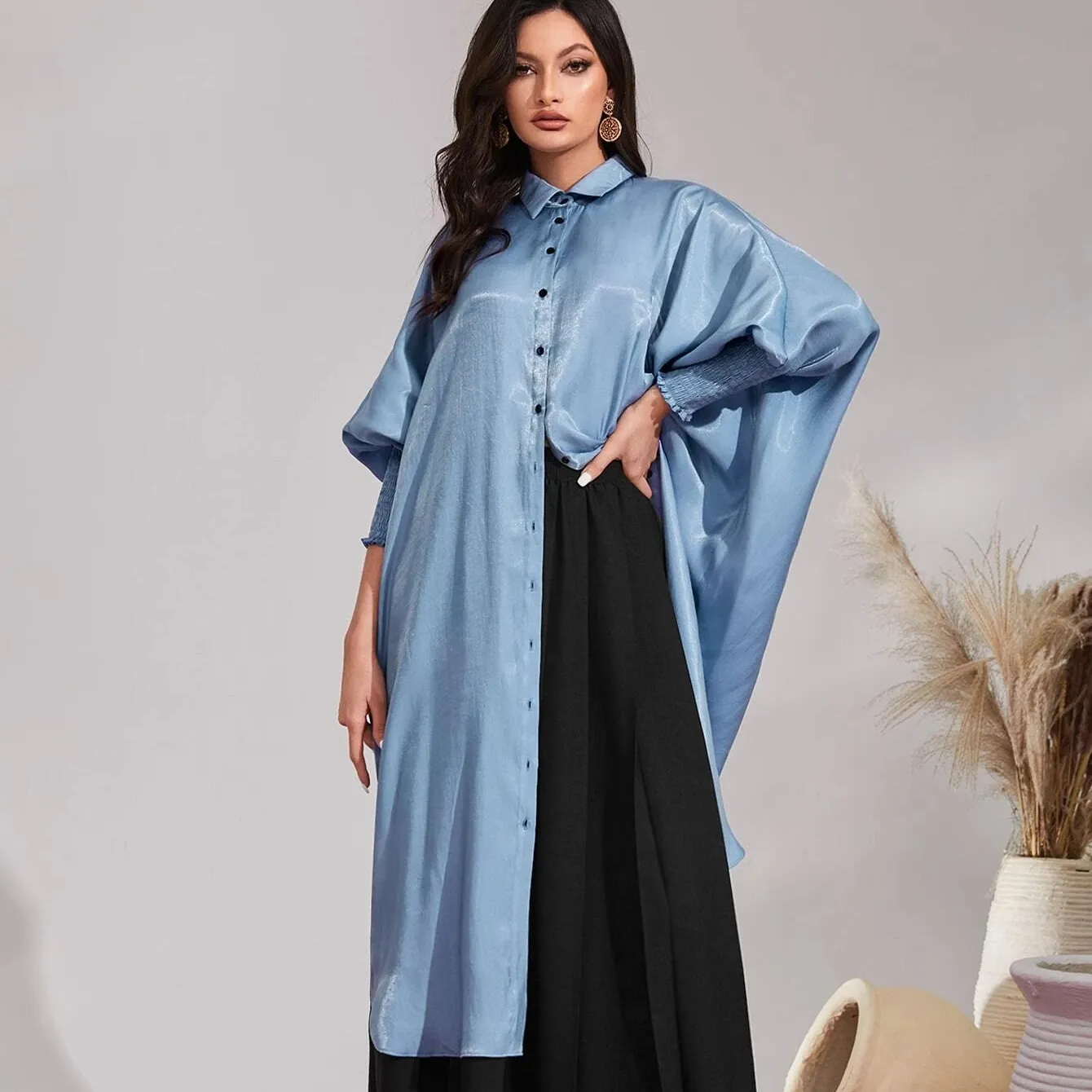 حار بيع رخيصة منظمات ترويج التجارة ملابس مسلمة فساتين فستان نمط إسلامي الهند مع بلوزة المرأة الأفريقية قميص