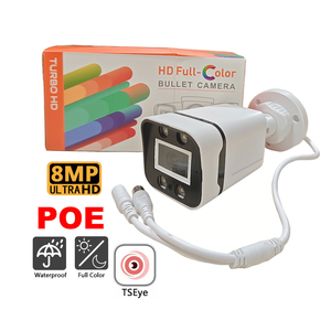 TSEye Smart Outdoor 8MP IP67 Waterproof Full Color Night Vision Surveillance System Bullet POE CCTV Security <b>Network</b> <b>Camera</b> - Product Image 1