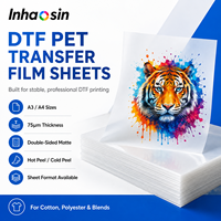 Film PET DTF A3 A4 résistant au lavage et antistatique pour transfert thermique sur tissu coton et polyester pour T-shirts – Vente en gros
