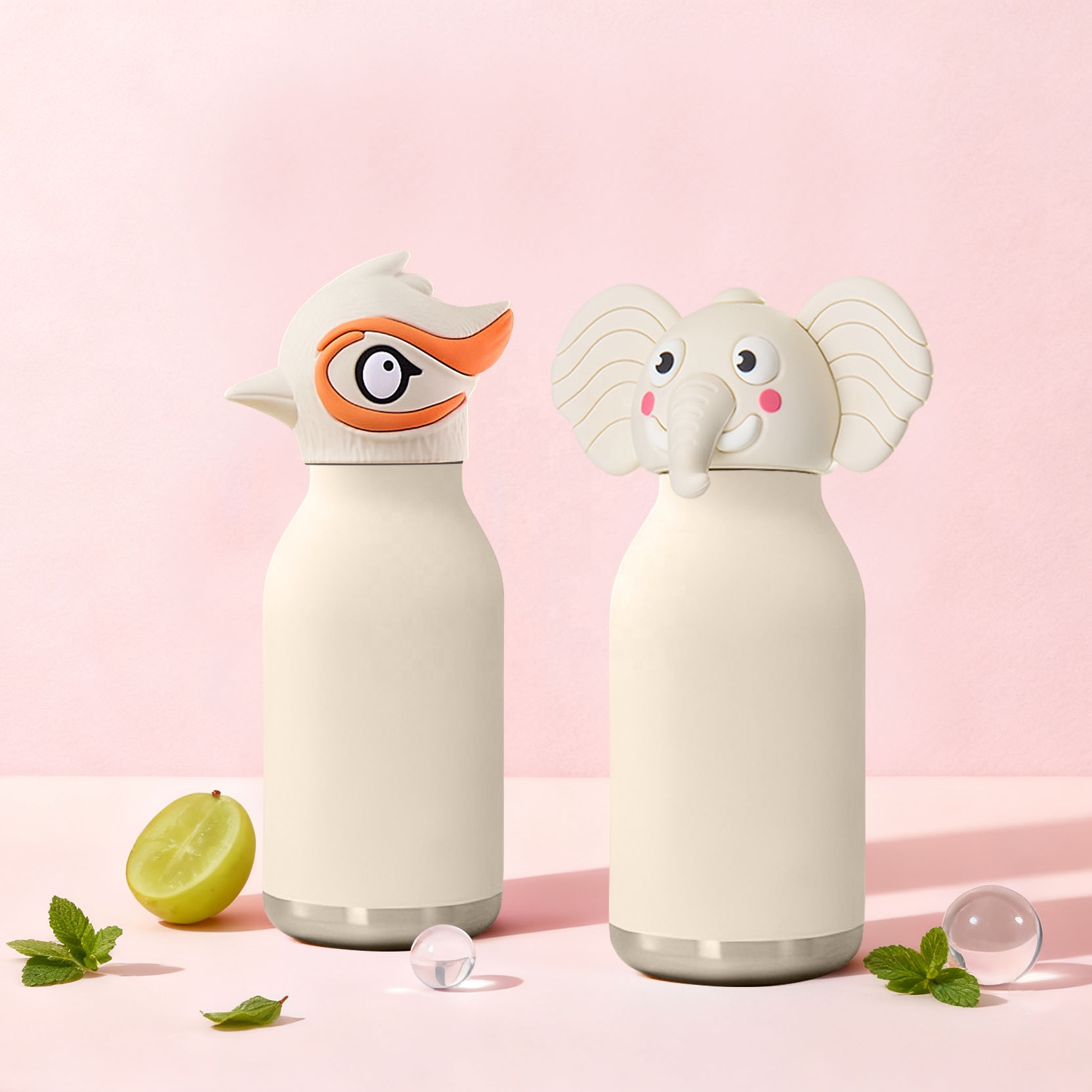 stainless steel baby milk bottle