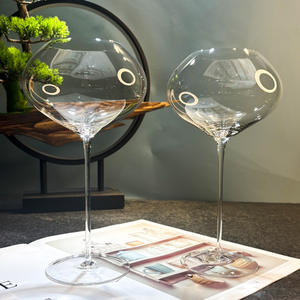 Verre à Dégustation de Vin en Cristal Cœur Ultra-Fin Rouge <span class=keywords><strong>Bordeaux</strong></span>, Design Moderne, Verre Ballon de Vin Rouge Premium pour Arômes - Product Image 3