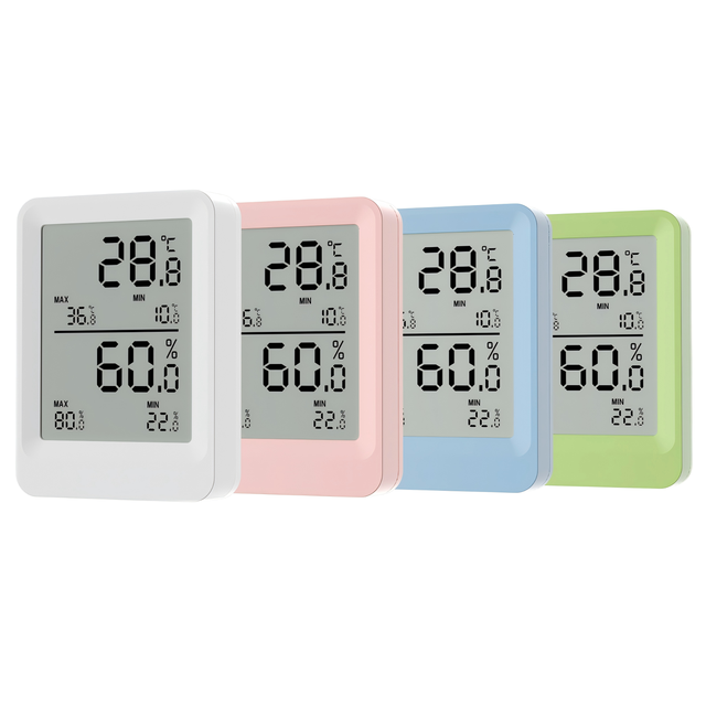Mini LCD Indoor Electronic Humidity Meter Weather Station Temperature Sensor Gauge Home Digital Thermometer Hygrometer