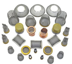 Malla de filtro de acero inoxidable con ribete de cobre sin costura Tapa de malla de filtro en forma de cuenco de precisión - Product Image 1