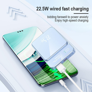 PD22.5W Charge Rapide Téléphone Portable Portable Powerbank Ultra Mince Magnétique 15W Charge Sans Fil Led Affichage 5000mah Power Bank - Product Image 4