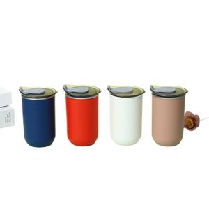 Tasse à café isolée à double couche en acier inoxydable 304 de haute qualité Thermos portable de grande capacité avec couvercle pour le voyage - Product Image 5