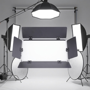 QSE Lighting 960 LED, panneau lumineux LED 3 couleurs, lumière de studio LED pleine couleur, panneau lumineux doux pour le théâtre, la vidéo et l'éclairage de conférence - Product Image 4