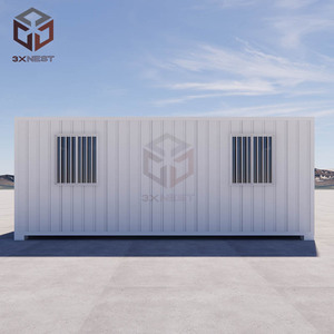 Casas Contenedor Modulares Expandibles con Ventanas de Aluminio con Rotura de Puente Térmico, Estructura Plegable, Modelo de 20 Pies, Moderno Taller para Exteriores - Product Image 1