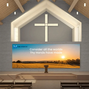 High Definition P1.86 640 X480mm Innen werbe bildschirm Digital anzeigen Church Led Video Wall Led Screen Display - Product Image 1