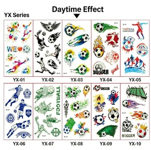 ملصقات وشم كرة القدم المضيئة في الظلام المقاومة للماء من C&J Yanye لكأس العالم لكرة القدم <span class=keywords><strong>2026</strong></span>، إكسسوارات للمشجعين ومنتجات تذكارية - Product Image 5