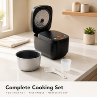 Offre Spéciale : Cuiseur à Riz Électrique 5L à Contrôle Numérique, Fonction Maintien au Chaud, Antiadhésif, Idéal pour la Cuisine Familiale