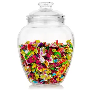 Modern Innovations Premium Acrílico Clear Bothecary Jar 80-Ounce Candy & Cookie Jar com Tampa