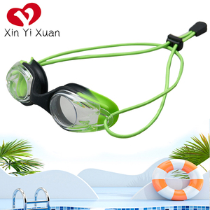 Lunettes de natation pour enfants, nouvelle corde élastique, silicone imperméable, anti-buée, lentille PC haute définition, unisexe - Product Image 2