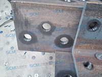 Perceuse d'angle en acier CNC haute productivité, machine de perçage d'angle en acier hydraulique