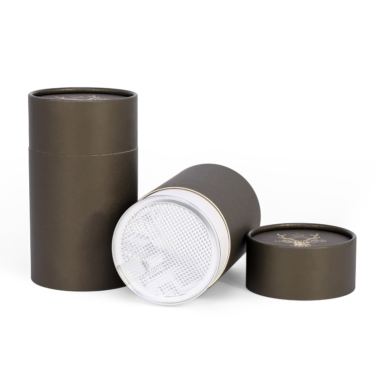 Tea Cardboard Box Packaging Paper Tube Container Cardboard Paper Tubes Cardboard White Brown Black Paper Tube for Bottle