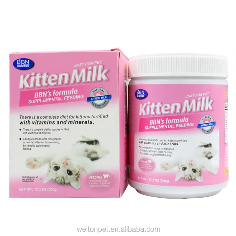 นมผงแพะสำหรับสัตว์เลี้ยงลูกแมวโปรไบโอติก