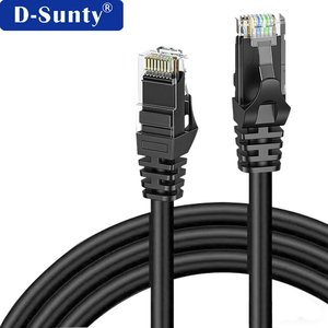 สายแพทช์ UTP สำหรับภายในและภายนอกอาคาร CAT 6A PVC ทองแดงแท้ สายอีเธอร์เน็ตแลนเน็ตเวิร์ก 10 ม. 20 ม. 25 ม. 30 ม. 50 ม. สายจัมเปอร์สื่อสาร - Product Image 1