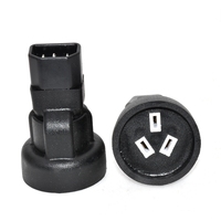 Adaptateur d'alimentation femelle 3 broches IEC 320 C14 vers SAA Australie pour PDU UPS, convertisseur de prise CA, prise C14-AU