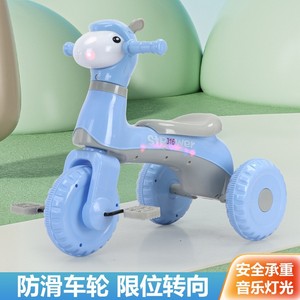 Stpower Kids Tricycle Pink <b>Plastic</b> <b>Wheels</b> Music 2 To 4 Years Balance Bike - Product Image 3