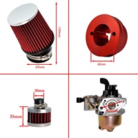 HIAORS-Kit de filtre à air de carburateur pour Monster Mega Moto Coleman RB100 Motovox Baja DB30 Kids Mini Bike Go Kart 80cc Lifan Engine