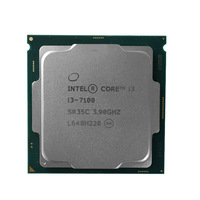 Core I3-7100 Dual-Core Empat-Thread 3.90GHz 37.5x37.5mm Prosesor CPU Komputer Desktop Terurai (Disassembled) Bagian Lepas