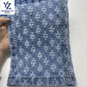 Neues Design Gehäkelter Denimstoff Jacquard-Denimstoff Hersteller aus Foshan - Product Image 3
