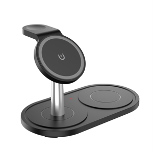 Chargeur sans fil magnétique <span class=keywords><strong>rapide</strong></span> 3-en-1 15W Smart Life, station de charge sans fil magnétique pliable en plastique pour <span class=keywords><strong>iPhone</strong></span> <span class=keywords><strong>14</strong></span> Pro - Product Image 5