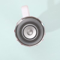 Gobelet isotherme en acier inoxydable de grande capacité 1200 ml (40 oz) avec strass, pour voiture, avec poignée