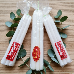 Candela da Preghiera di Alta Qualità in Cera Bianca, Bougies Decorative, Candela a Stelo per Cena - Product Image 2