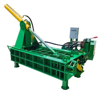 Compacteur de ferraille métallique horizontal en aluminium de qualité supérieure, équipement de recyclage manuel, presse à métal automatique