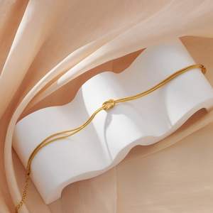 Braccialetti Abbinati per Coppie Nodo dell'Amore Promessa d'Infanzia Compagni di Cuore Amicizia Infinito in Kevlar e Pietra Naturale - Product Image 5