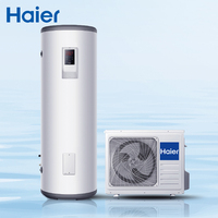 Populaire Mini Split Type Air Source Chauffe-Eau Pompe À Chaleur Ménage Onduleur R134A Boîtier En Acier Inoxydable Électrique pour Hôtels
