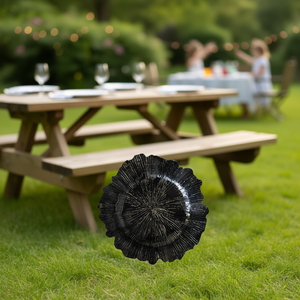 Assiettes de présentation jetables en plastique Db, rondes D13, style moderne pour fêtes - Product Image 2