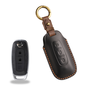Étui à clés vintage adapté aux nouveaux Nissan Sylphy, Teana, Pathfinder, Qashqai, X-Trail et Kicks, porte-clés en cuir véritable - Product Image 6