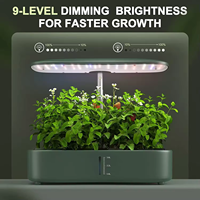 Système de culture hydroponique 12 pods maison jardin intérieur spectre réglable Led élèvent la lumière jardinière de jardin