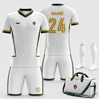 Camiseta de Fútbol Sublimada Personalizada, Uniforme de Equipo para Adultos, Ropa Deportiva de Poliéster de Secado Rápido, Fabricante de Camisetas de Fútbol, Pedido de Fábrica