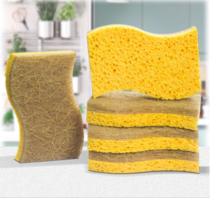 Productos Ecológicos, Esponja de Celulosa de Coco para Lavar Platos, Herramientas de Limpieza para el Hogar, Accesorios de Cocina, Estropajo Ecológico - Product Image 1