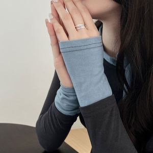 Dylam Three Layer Geometric <b>Statement</b> Jewelry <b>Ring</b> With Hypoallergenic Non Tarnish 925 Sterling <b>Silver</b> Personalized Fine Jewelry - Product Image 2