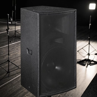 Penjualan laris harga pabrik profesional W3 tunggal 15 inci 3 cara pasif penuh Speaker Karaoke panggung DJ pengeras suara kayu