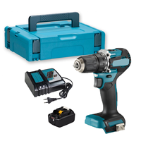 Kit de perceuse sans fil MKT 18V LXT DDF487, perceuse sans balais avec batterie MKT, chargeur rapide et boîte de rangement pour outils