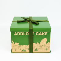 Fabricant de cadeaux de fête, boîte à gâteau personnalisée, OEM, impression de logo à chaud, design portable, boîte à cupcakes, bonbons, pâtisseries