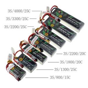 แบตเตอรี่รถยนต์สี่แกน7.4V 11.1V 800/1300/1800/2200/3300/4000/ 5300mAh พร้อมปลั๊ก XT60 - Product Image 2